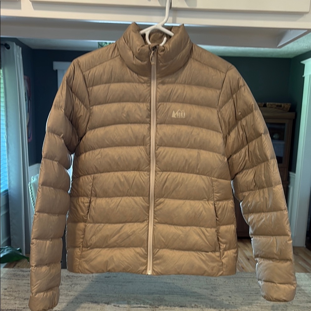 REI Tan Puffer Jacket